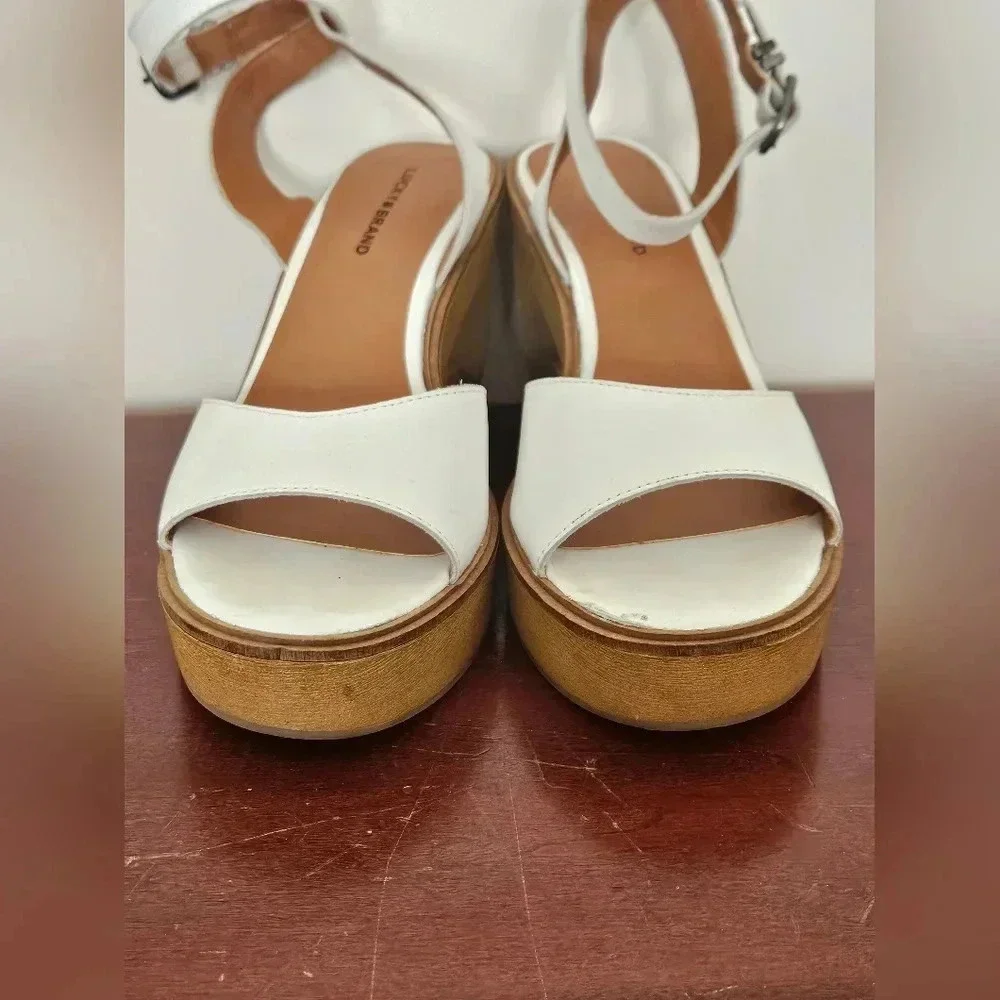 Lucky Brand Womens Green  Ankle Strap /Lk-Wyndin  Heels Size 8M